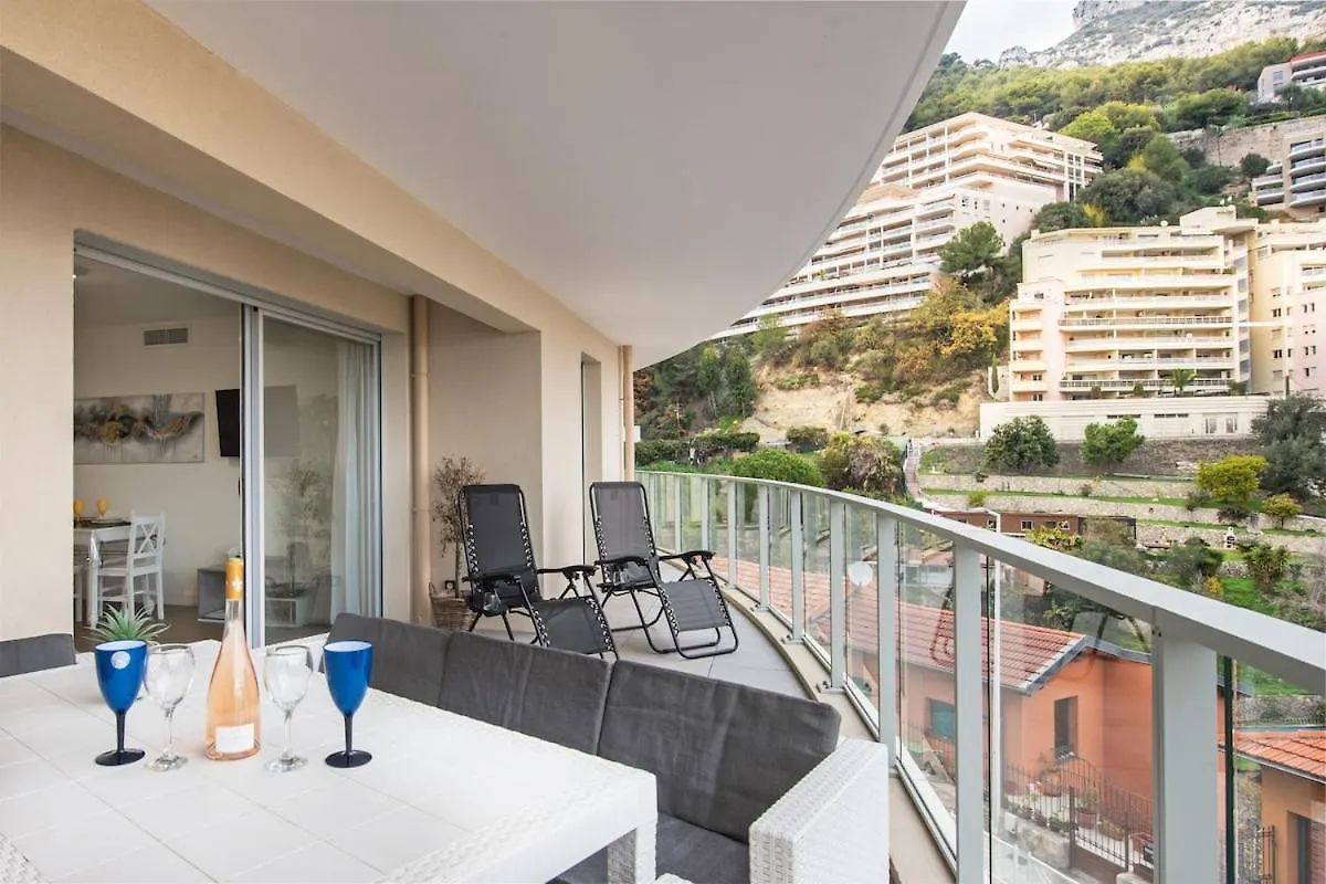 Exceptional 2 Bed Near Monaco With Large Terrace, Sea View, Parking Villa Beausoleil